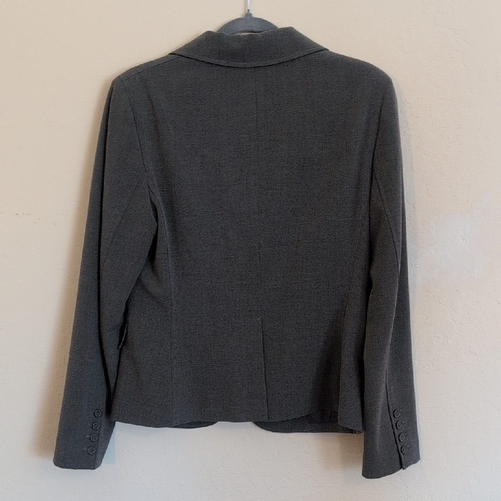 New York & Company Charcoal Blazer Size 8 - Picture 4 of 10
